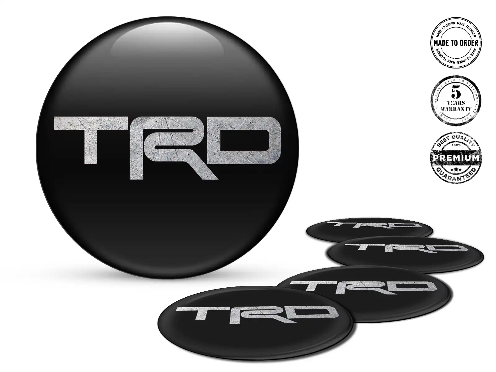 Toyota TRD Pegatinas Aro Etiqueta Empuje Gravitacional X